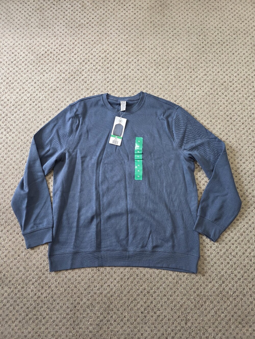 Hurley Men's Crewneck Sweater in Slate Blue